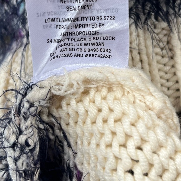 Anthropologie Tabitha Eyelash Knitted Stripe Sweater - Picture 7 of 9